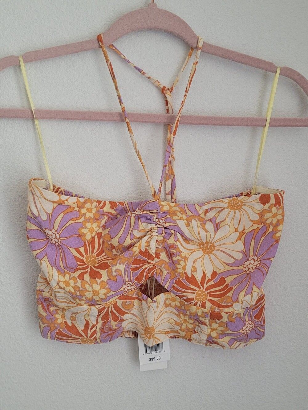 NWT L*Space Blue Skies Halter Top & Bondi Tiered Maxi Skirt Set Sz M Resortwear - Picture 4 of 16